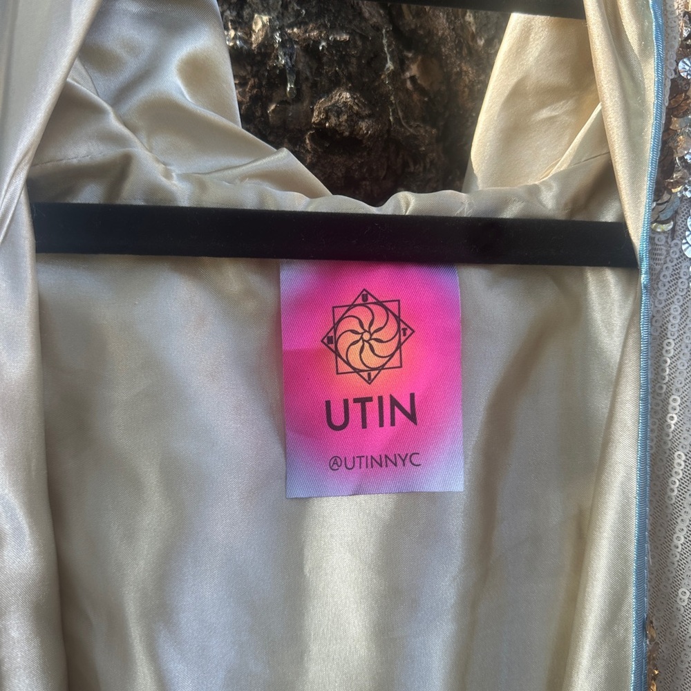 Sequin Embellished Kimono by UntinNYC - Picture 3 of 6